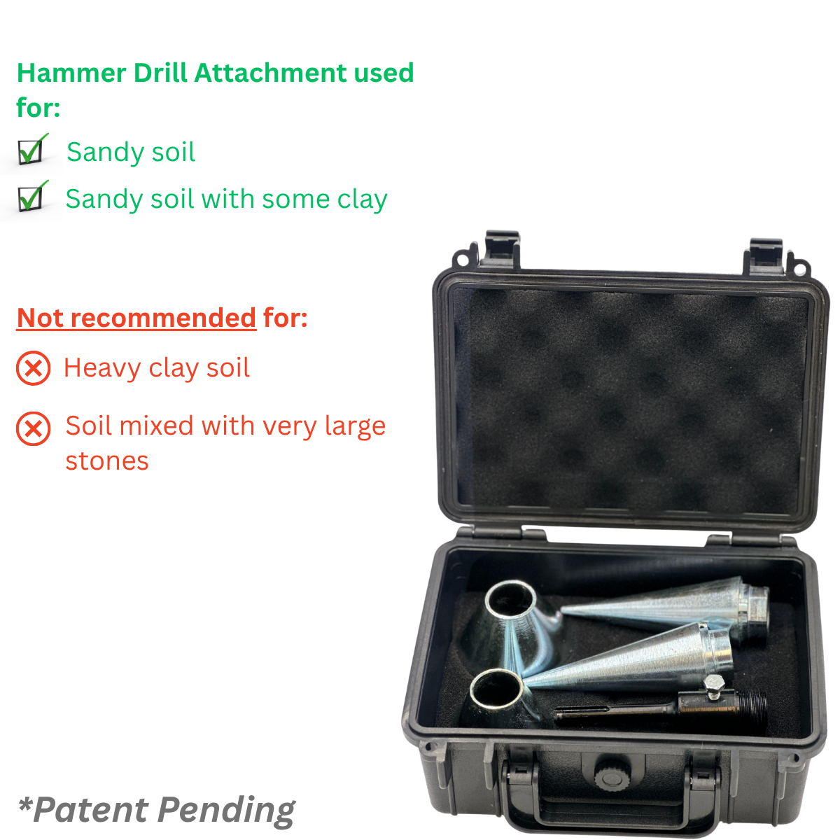 Bore Tool Kit (Hammer Drill)